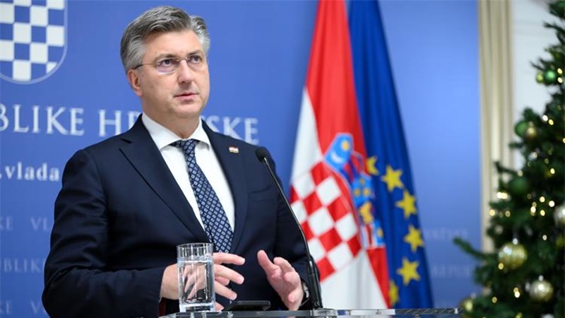 Plenković: Ovo je velika godina isporuke - od Pelješkog mosta do uvođenja eura, a sada i Schengena